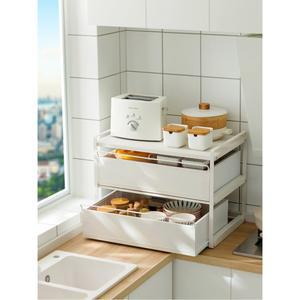 약정리수납장 철제슬라이딩수납함 슬라이딩수납함 2단 27cm 보관함