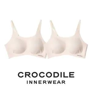 [크로커다일] 감탄브라 소프트핏 쉘론 스트랩 패드일체형 브라2종 라이트베