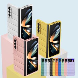 갤럭시 z플립 z폴드 5 4 3 카메라보호 파스텔 단색 컬러 패딩 디자인 지플립 케이스