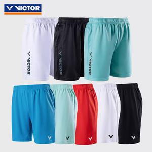 빅터 VICTOR 배드민턴 하의 반바지 남녀공용 스포츠 트레이닝 R-30201