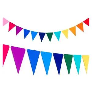 (PW) 펠트삼각파티가랜드(12색)생일 기념일/어린이/키즈/축하/행사/재롱/잔치/입학/졸업/무대/축제/꾸미기