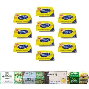 (10g x 10개입) 오뚜기 일회용 버터/BUTTER/가정/가게/매장/업소용/스프레드/고소한/식빵/빵버터/제빵/고급