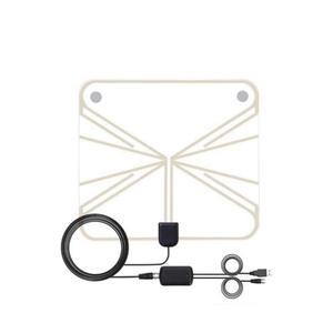 4K UHD 디지털 지상파 안테나 수신기 + 증폭기 세트 실내용 이동형 USB전원