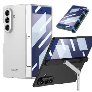 갤럭시Z폴드7 제트지 힌지보호 킥스탠드 풀커버 하드 핸드폰 케이스