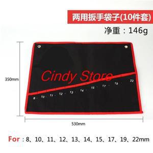 1pc  캔버스 도구 가방 렌치 롤 접이식 스패너  파우치 케이스 손 보관