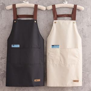 카페 바리스타 공방 앞치마 H형 스트랩 방수앞치마 카페앞치마 공방앞치마