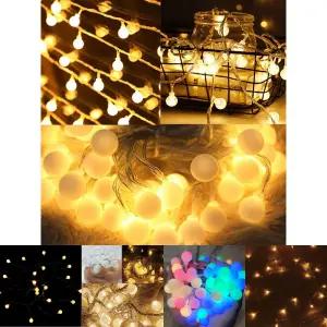 (40구 6m) LED 앵두 전구 (건전지타입)/줄조명/꼬마/트리/와이어/알전구/줄전구/캠핑/미니/텐트/조명/장식