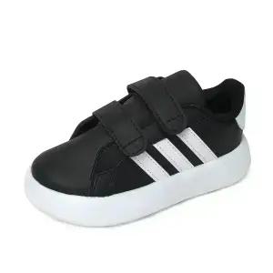 아디다스 키즈 그랜드코트 2.0 벨크로 I 유아 아동 운동화 신발 블랙 ID5272
