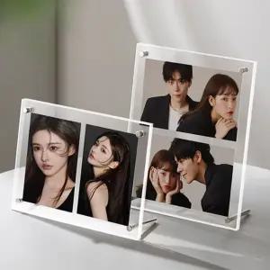 인테리어 투명 아크릴 사진 액자 탁상 포토 프레임