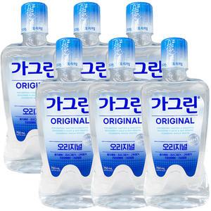 동아제약 가그린 오리지널 구강청결제 750ml 6개