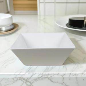 멜라민 정사각볼 30cm 케논 사각 그릇 샐러드 플레이트 뷔페 부페 접시 한정식 업소용