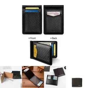 머니 클립 슬림 신소재 카드 지갑 1개/지폐 명함 수납 보관 미니 홀더 주머니 포켓 지폐용 미니멀 남성용