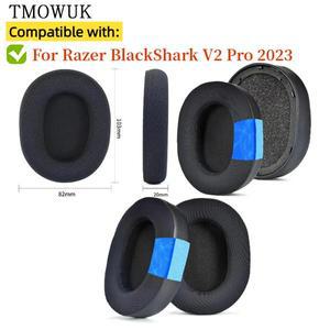 Razer BlackShark V2 Pro 헤드폰용 교체용 냉각 젤 축구 메쉬 메모리 스폰지 이어 패드