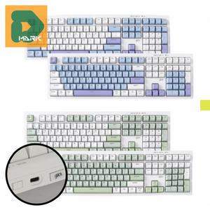 게이밍키보드 무소음 컴퓨터 방수 게임용 인체공학 타이핑 데스크탑 백라이트 노트북 기계식 RGB 타건감