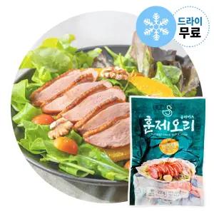 지케이푸드 삼아 훈제오리 슬라이스 200g 소포장 오리훈제 바비큐 구이