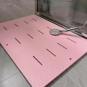 두꺼운 EVA 욕실 매트 가정용 미끄럼 방지 폼 패드 화장실 샤워 청소 도구 바닥