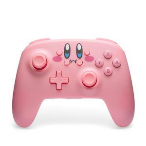 [미국배송] 닌텐도 스위치용 POWERA 무선 컨트롤러 - 커비 마우스풀 스위치 OLED 모델 라이트 게임패드 게임 컨트롤러 블루투스 모션 컨트롤 공식 라이선스 제공