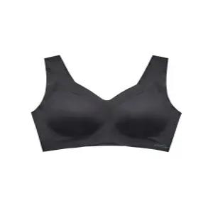 [ 언더웨어][시크릿세일]프리미엄나이론 큰컵 V넥 런닝 브라 블랙 CDWBR2O05T
