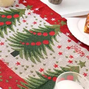 식탁 인테리어 크리스마스 테이블 러너 장식 분위기 연출 (WFJEL3G)
