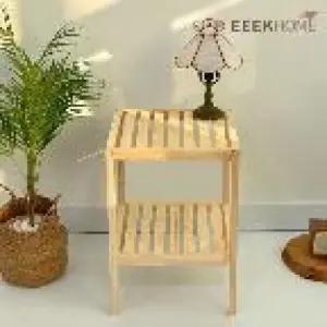 오너클랜 이크홈 원목 수납선반 2단 350  WBAFF91)