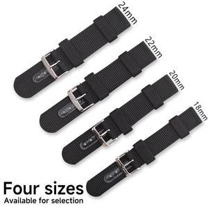 캔버스 나일론 시계 밴드, 통기성, 화웨이, 삼성, 교체 시계줄, 남녀공용 스포츠 손목 18mm, 20mm, 24mm