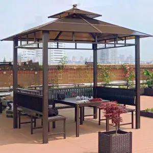 야외 파고라 바베큐장 테라스 농막 방갈로 오두막