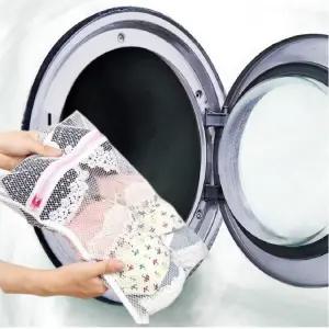 중형2개 사각그물망 세탁망 속옷 빨래망 여행수납