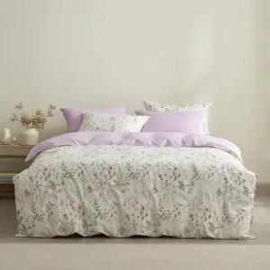 [소프라움 앤]에델 플라워 60수 고밀도 바이오워싱 이불커버 싱글(라벤더)