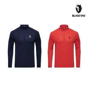 [블랙야크]남성 하이브리드 폴라텍 집업티 아웃도어 활동에 적합한 간절기 남성용 티셔츠 1BYTSF4003