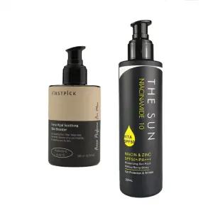 남성 올인원 스킨케어세트 시카콜라겐 올인원 스킨200ml+선로션200ml 퍼퓸 썬크림 향수