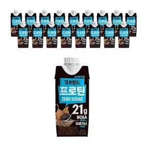 [유통기한 임박] 오트몬드 프로틴 쿠키앤크림 250ml, 18입, 1개