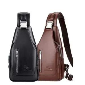 크로스백 가죽슬링백 여행용 캥거루메신저백 도난방지