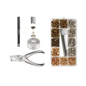 가죽 공예 리벳세트 1set 미술 공방 장비 공구 장비 리벳 가죽공예리벳 공에용품 공예공구