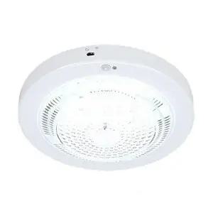 [셀러허브 1]원형 LED 센서등 15W 주광색 열감지 현관 복도 계단등 점등 설치 조명