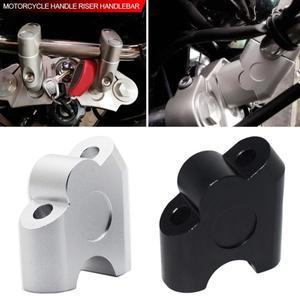 2Pcs 범용 바이크 오토바이 핸들 라이저 22mm 바 클램프 마운트 백 이동 어댑터