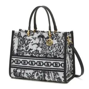 [헤지스](대구신세계)[선물추천][H.Toile] 시그니처 H 뜨왈 미디엄 토트백 M HIBA6E676N3