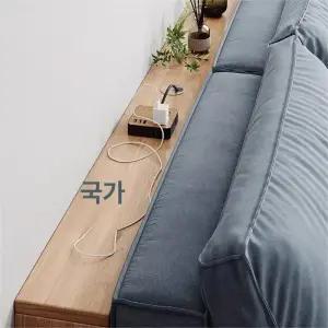 원목 소파 뒤 수납 선반 거실 침실 협탁 좁은공간 틈새 긴 사이드테이블 좁은테이블