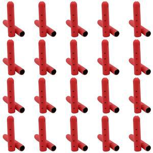 60PCS 12가지 색상 신발끈 팁 플라스틱 코드 엔드 캡