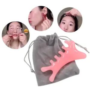 마사지기 얼굴용 바디 도구 파우치세트 곡선형 괄사