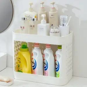 화이트 세탁실 틈새선반 2단 와이트형 (WFK7L46)