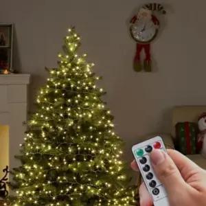 은하수LED1000구USB지네전구25m웜색리모컨