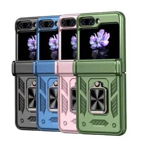 갤럭시Z플립7 6 5 모나크 스마트링 힌지보호 범퍼케이스