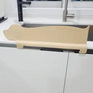 실리콘 싱크대 물막이 설겆이 파티션 물튀김방지 가림막 워터펜스 M50348 싱크대물막이