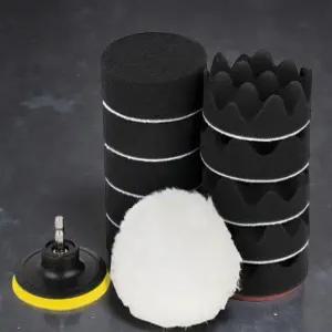 볼링공 폴리싱 샌딩 스폰지 볼링볼 원형 연마 패드 12종 세트