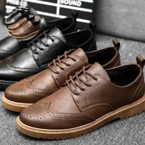 캐주얼 2컬러 남성화 베이직 플랫 남자 로퍼 구두