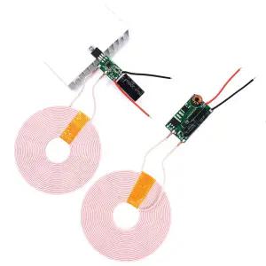 100W 4A DC 24V 원격 무선 전원 공급 장치 모듈 무선 충전 충전기 코일 유도 송신기 수신기 XKT801-60