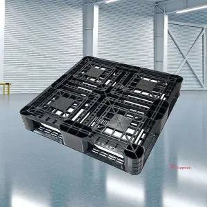 수출용 검정 플라스틱 빠레트 파렛트740x740x120 4kg qrs324