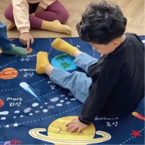 태양계 카페트 유아 아기 우주행성 놀이매트 생일선물 손주선물 조카선물 아기방