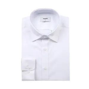 [갤러리아] (긴소매 슬림핏) 스냅단추O, 레이온 혼방 트윌 스판소재 솔리드셔츠 RZRSL0113WH