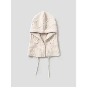 오픈 폼폼 바라클라바 - 아이보리 (195X8BWYD0)